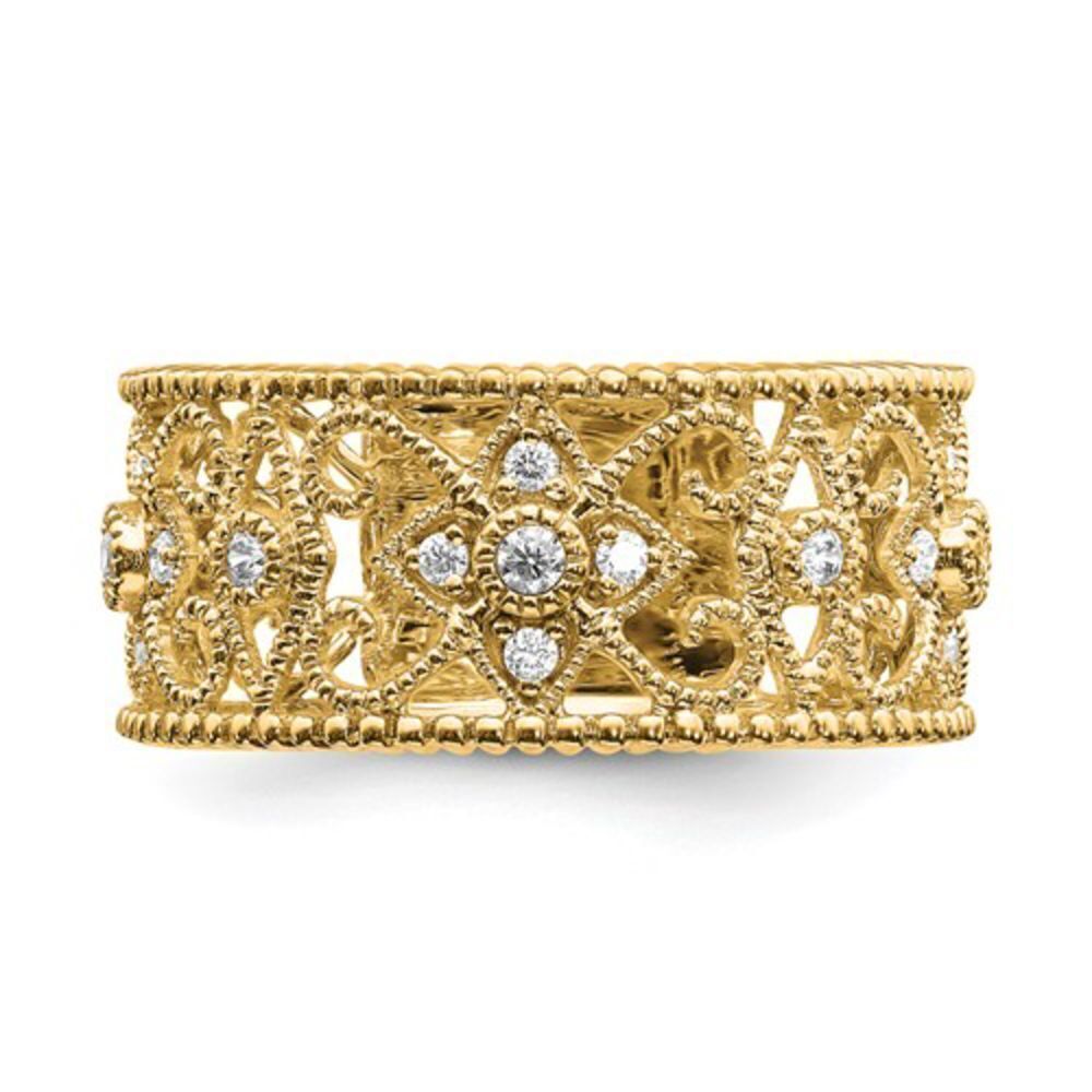 14k Lab Grown Diamond Ring - Picture 5 of 5